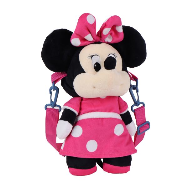 (Mis 3+) DISNEY  Minnie – Borsetta Peluche cm c/tracolla…x8